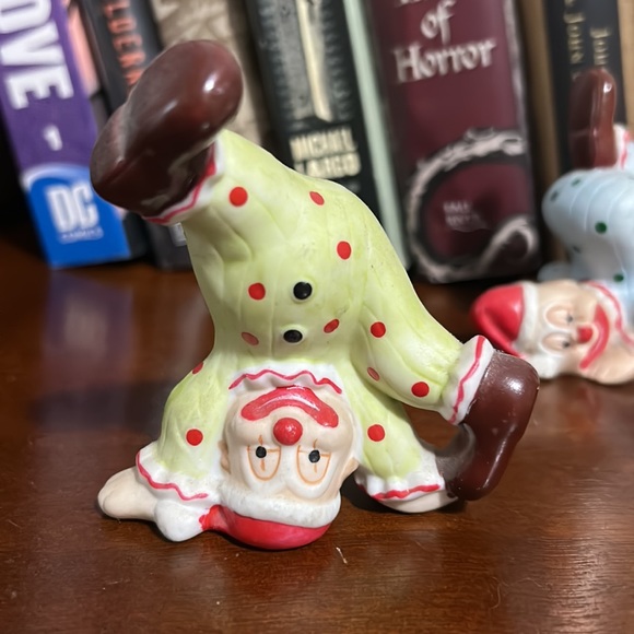 Set of 4 porcelain clowns - Picture 2 of 5